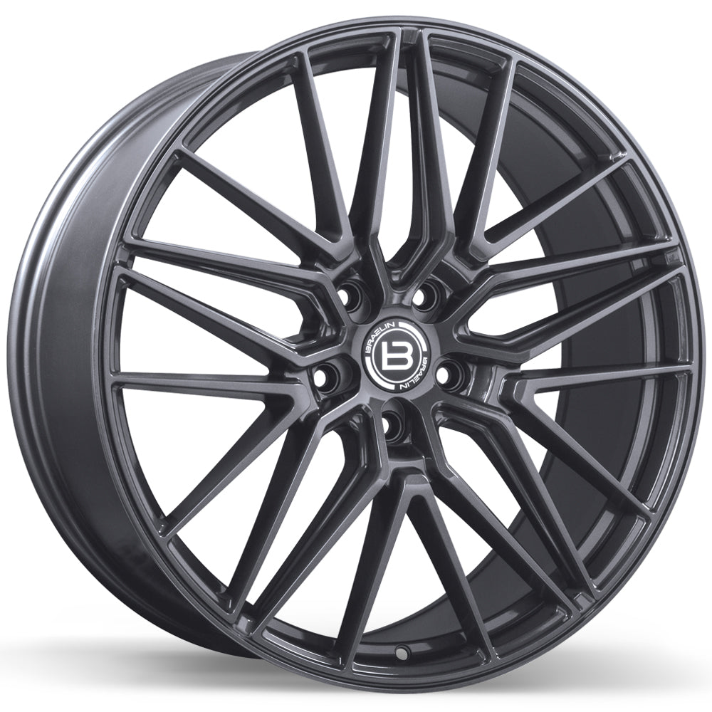 Braelin BR13 22x9.0 5x112mm +20 66.5mm GRY / DRK