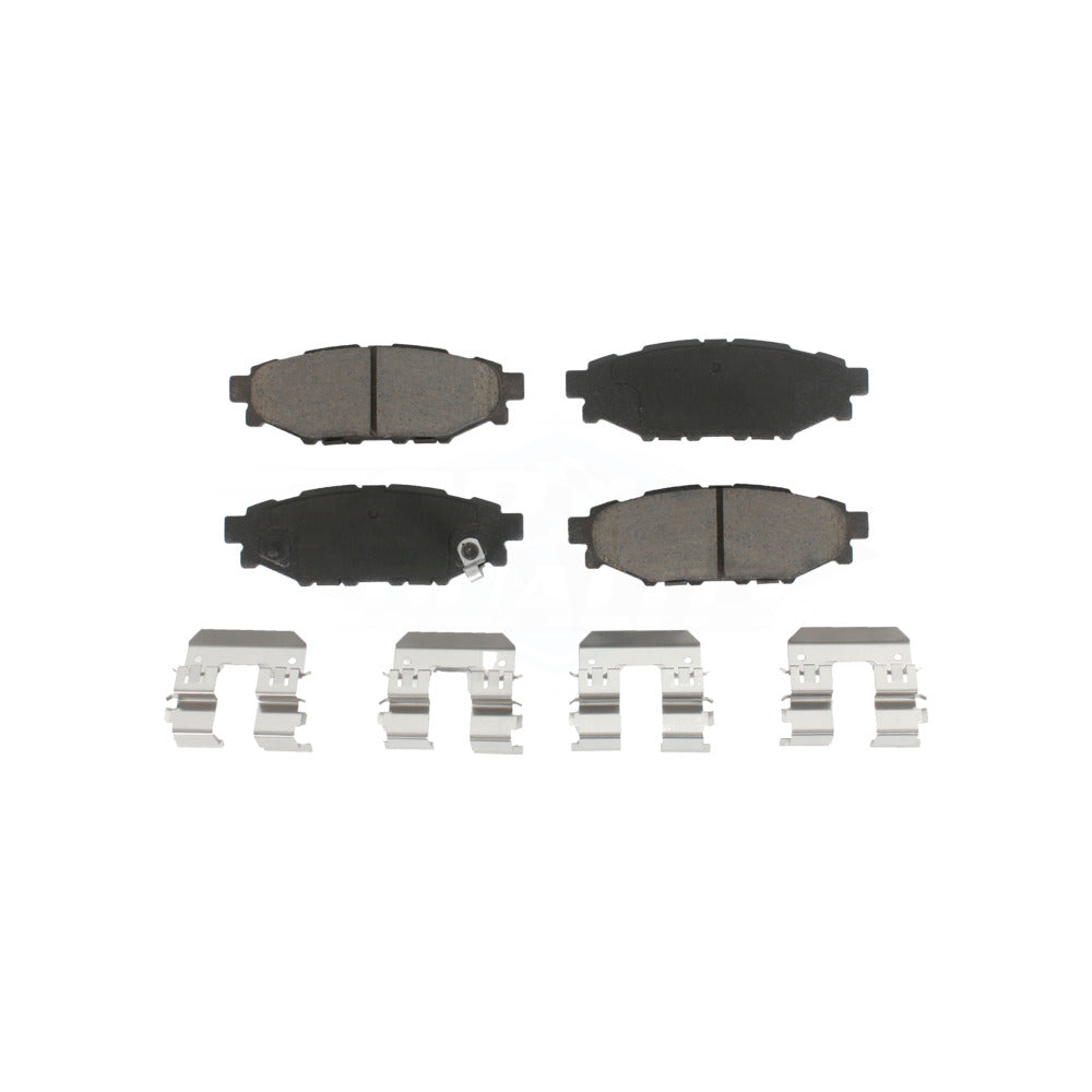 Rear Ceramic Disc Brake Pads CMX-D1114 For Subaru Forester Outback Impreza Crosstrek Legacy XV WRX Scion FR-S BRZ