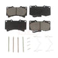Front Ceramic Disc Brake Pads CMX-D1119 For Hummer H3 H3T