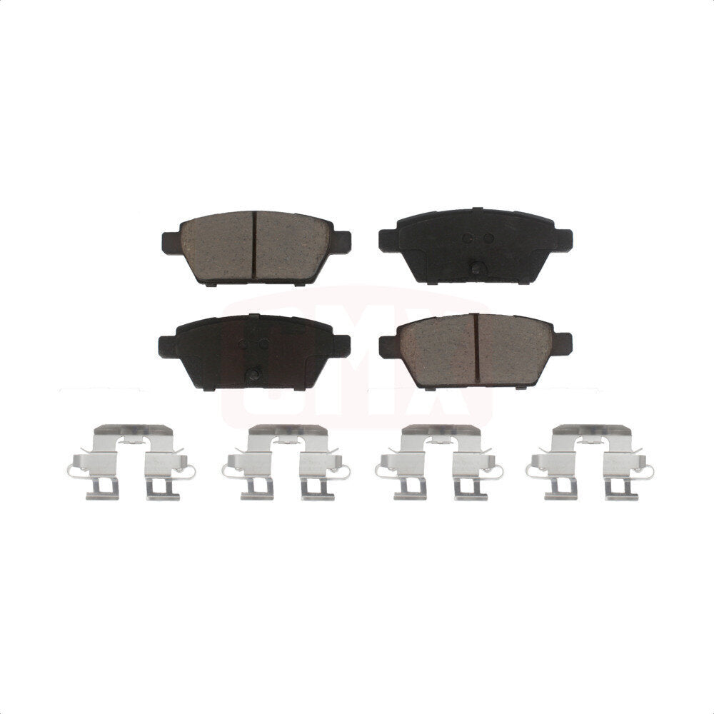 Rear Ceramic Disc Brake Pads CMX-D1161 For Ford Fusion Mazda 6 Lincoln MKZ Mercury Milan Zephyr
