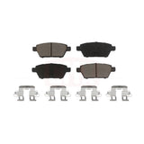 Rear Ceramic Disc Brake Pads CMX-D1161 For Ford Fusion Mazda 6 Lincoln MKZ Mercury Milan Zephyr