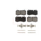 Front Ceramic Disc Brake Pads CMX-D1223 For Mercedes-Benz S550 SL550 CL550 S600 S350 S400 CL600 S450