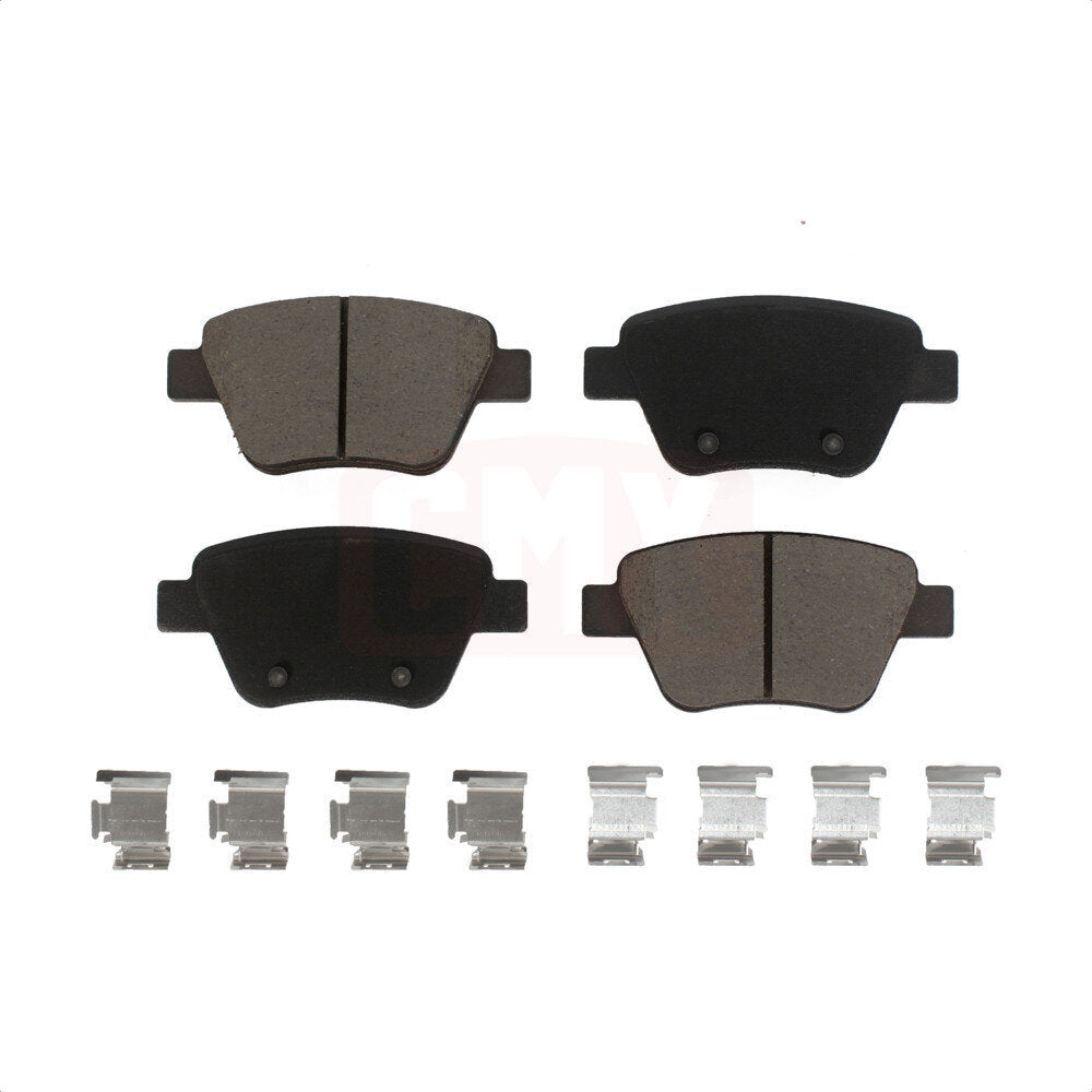Rear Ceramic Disc Brake Pads CMX-D1456 For Volkswagen Jetta Passat Beetle Golf GTI Eos Audi A3 Quattro