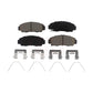 Front Ceramic Disc Brake Pads CMX-D1506 For Honda Civic Accord Acura TSX
