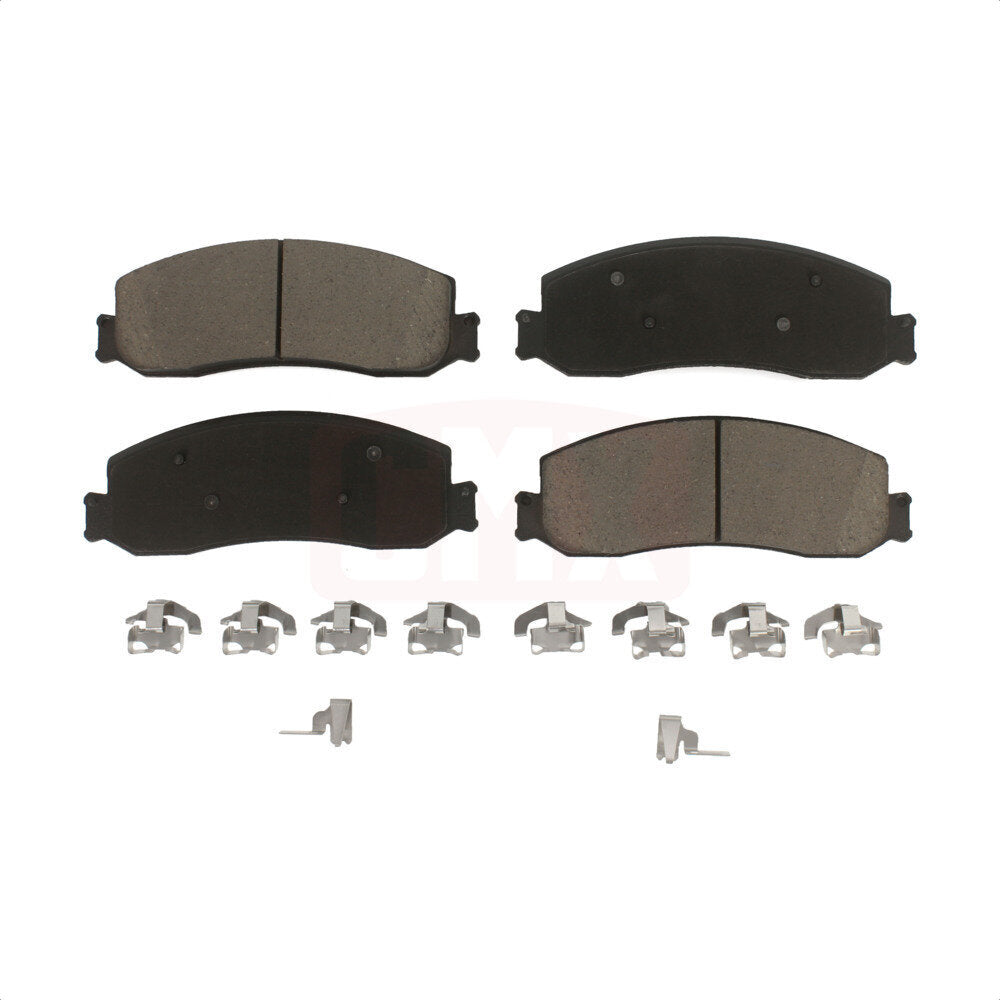 Front Ceramic Disc Brake Pads CMX-D1631 For Ford F-250 Super Duty F-350 F-450