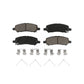 Rear Ceramic Disc Brake Pads CMX-D1647 For 2013-2016 Dodge Dart