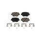 Front Ceramic Disc Brake Pads CMX-D1733 For Lexus IS250