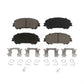 Front Ceramic Disc Brake Pads CMX-D1737 For Nissan Rogue Sport Qashqai