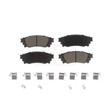 Rear Ceramic Disc Brake Pads CMX-D1805 For Toyota Camry RAV4 Lexus NX200t C-HR NX300 ES350 Avalon NX300h ES300h UX250h UX200 ES250 Venza Corolla Cross