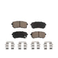 Rear Ceramic Disc Brake Pads CMX-D1829 For Hyundai Sonata Kia Optima