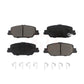 Rear Ceramic Disc Brake Pads CMX-D2037 For 2017-2022 Honda CR-V