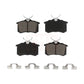 Rear Ceramic Disc Brake Pads CMX-D340A For Volkswagen Jetta Beetle Audi Passat Golf A4 Quattro A6 TT Cabrio SportWagen Allroad S4 R32 A8 S8 S6 City