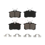 Rear Ceramic Disc Brake Pads CMX-D340A For Volkswagen Jetta Beetle Audi Passat Golf A4 Quattro A6 TT Cabrio SportWagen Allroad S4 R32 A8 S8 S6 City