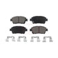 Front Ceramic Disc Brake Pads CMX-D822 For Toyota Prius Scion xB xA Echo Celica MR2 Spyder iQ