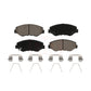 Front Ceramic Disc Brake Pads CMX-D914 For Honda Accord Civic CR-V Pilot Element Fit Acura ILX CR-Z