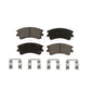 Front Ceramic Disc Brake Pads CMX-D957 For 2003-2005 Mazda 6