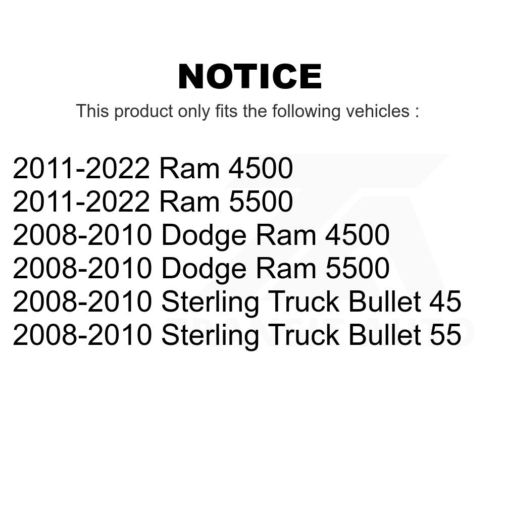 Ceramic Disc Brake Pads CMX-D1335 For Ram 5500 Dodge Sterling Truck 4500 Bullet 45 55