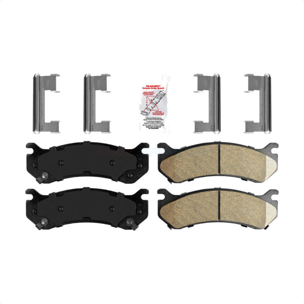 Ceramic Disc Brake Pads NWF-PRC785 For Chevrolet Silverado 1500 GMC 2500 HD Tahoe Sierra Suburban Yukon Avalanche XL Cadillac Classic Escalade Express 3500 Hummer H2 Astro ESV EXT Savana Safari