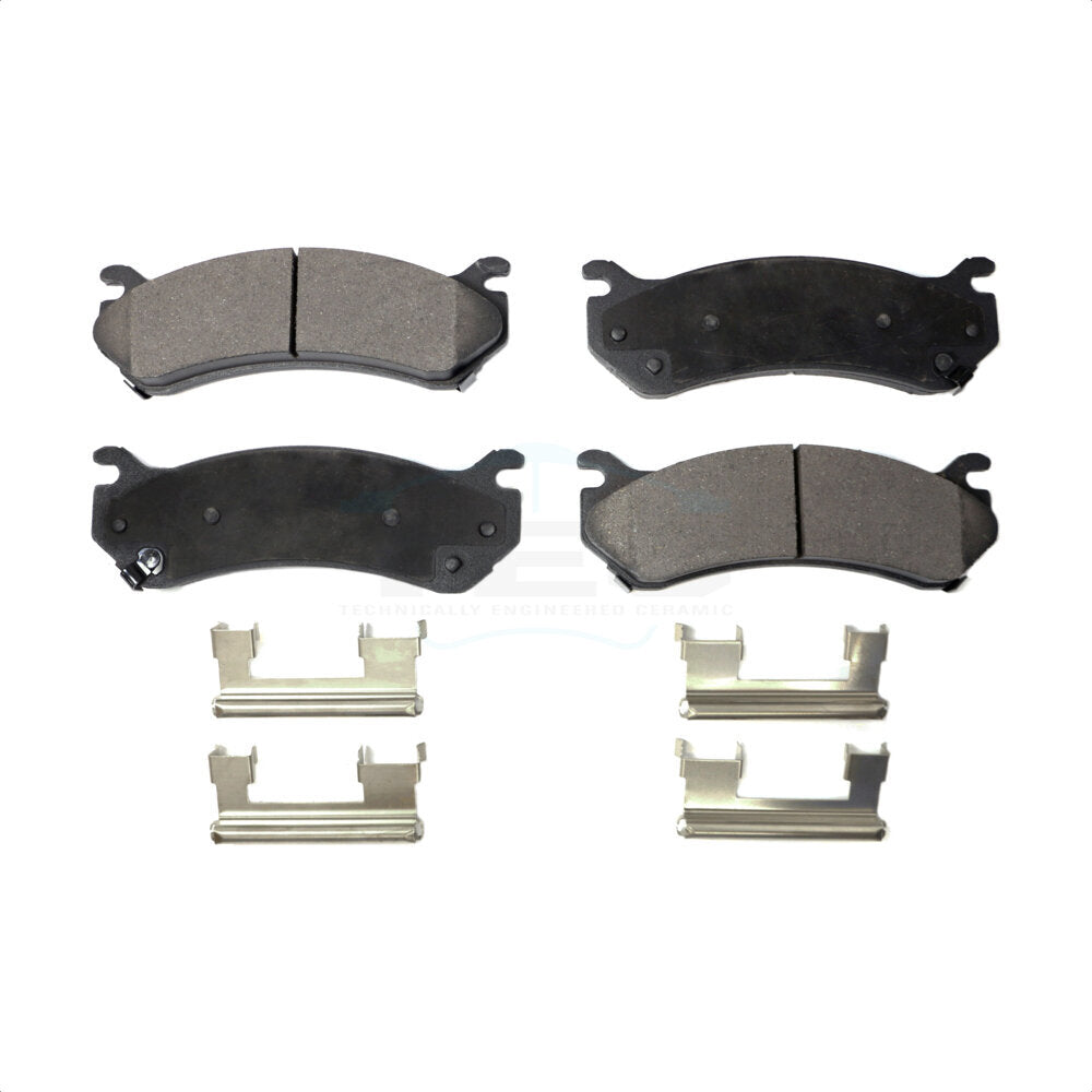 Ceramic Disc Brake Pads TEC-785 For Chevrolet Silverado 1500 GMC 2500 HD Tahoe Sierra Suburban Yukon Avalanche XL Cadillac Classic Escalade Express 3500 Hummer H2 Astro ESV EXT Savana Safari