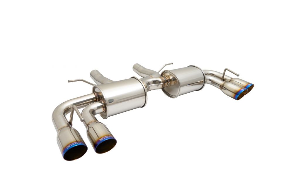 Chevrolet Camaro SS 2016-2018 Exhaust System (Burnt Roll Quad Tip) - MR-ABE-CCA16-V2-VO
