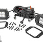 Chrome Series LED Light Pair | 2 Inch | Flush Mount | White DRL