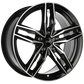 DAI Wheels Moda Gloss Black - Machined FaceDW1251501 | Size: 15x6.5 | Bolt Pattern: 4x100 | Offset: 40 | Center Bore: 73.1