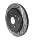Rear Disc Brake Rotor DS1-580759 For Cadillac SRX Saab 9-4X