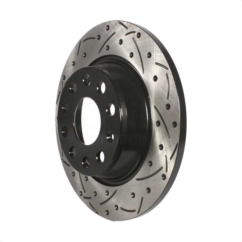 Rear Disc Brake Rotor DS1-980791 For Volkswagen Tiguan CC Jetta Audi Passat GTI A3 Eos Q3 Limited Quattro