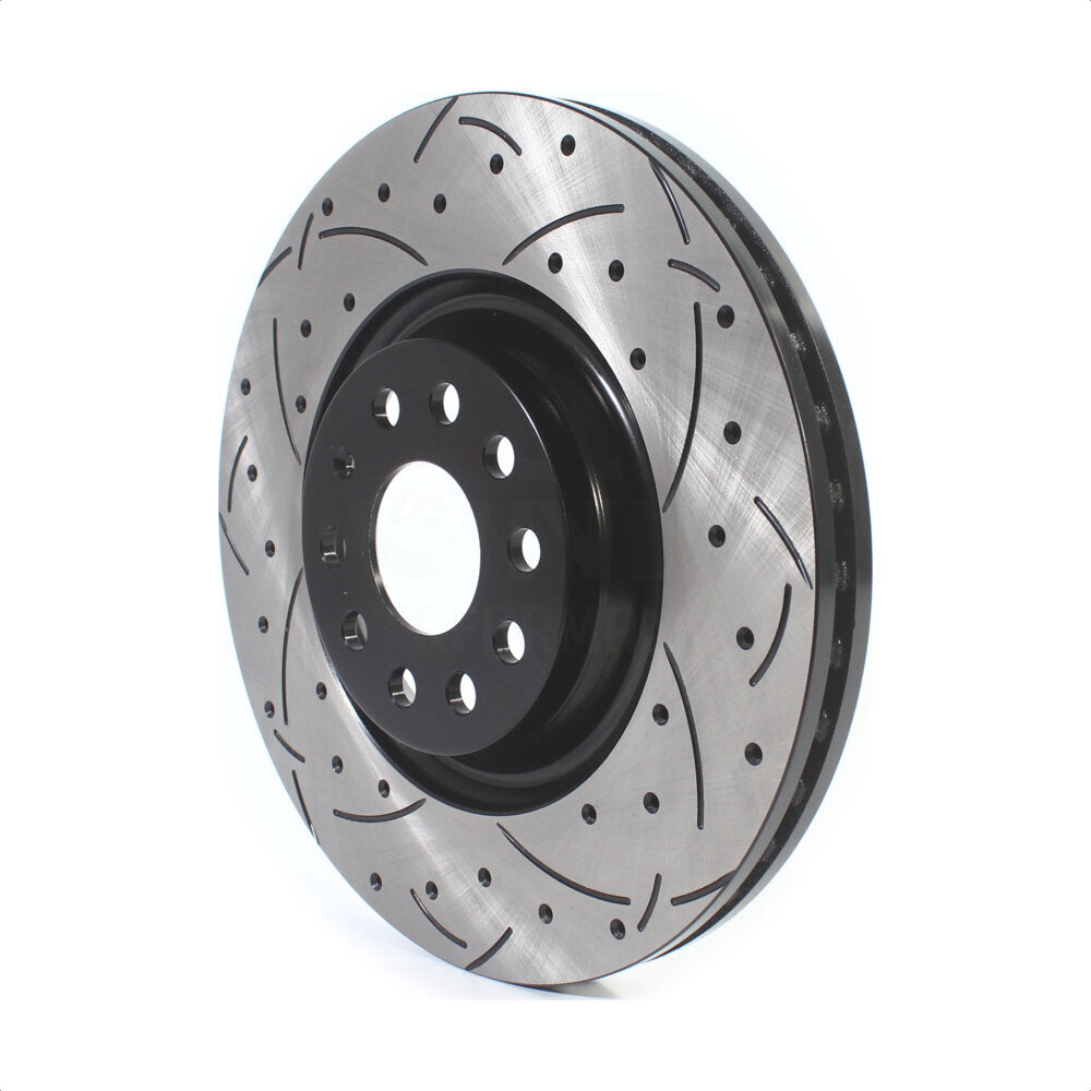 Front Disc Brake Rotor DS1-981914 For Volkswagen Tiguan Jetta GTI Audi Golf R S3 Q3 A3 Arteon Quattro