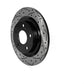 Rear Disc Brake Rotor DS1-982357 For 2017-2021 Honda Civic Type R