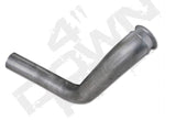 Diamond Eye Downpipe 4in TB SGL/DUAL AL FORD 7.3L F250/F350 CAB & CHASSIS F450 & F550 ROLLOVER 99-03