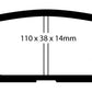 EBC 08-10 Subaru Impreza 2.5 Bluestuff Rear Brake Pads