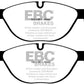 EBC 12-13 BMW 528 2.0 Turbo (F10) Performance Redstuff Front Brake Pads