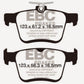 EBC 14+ Audi A3 1.8 Turbo (w/Electronic Parking Brake) Greenstuff Rear Brake Pads