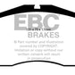 EBC 93-95 Porsche 911 (964) 3.6 Turbo Redstuff Front Brake Pads