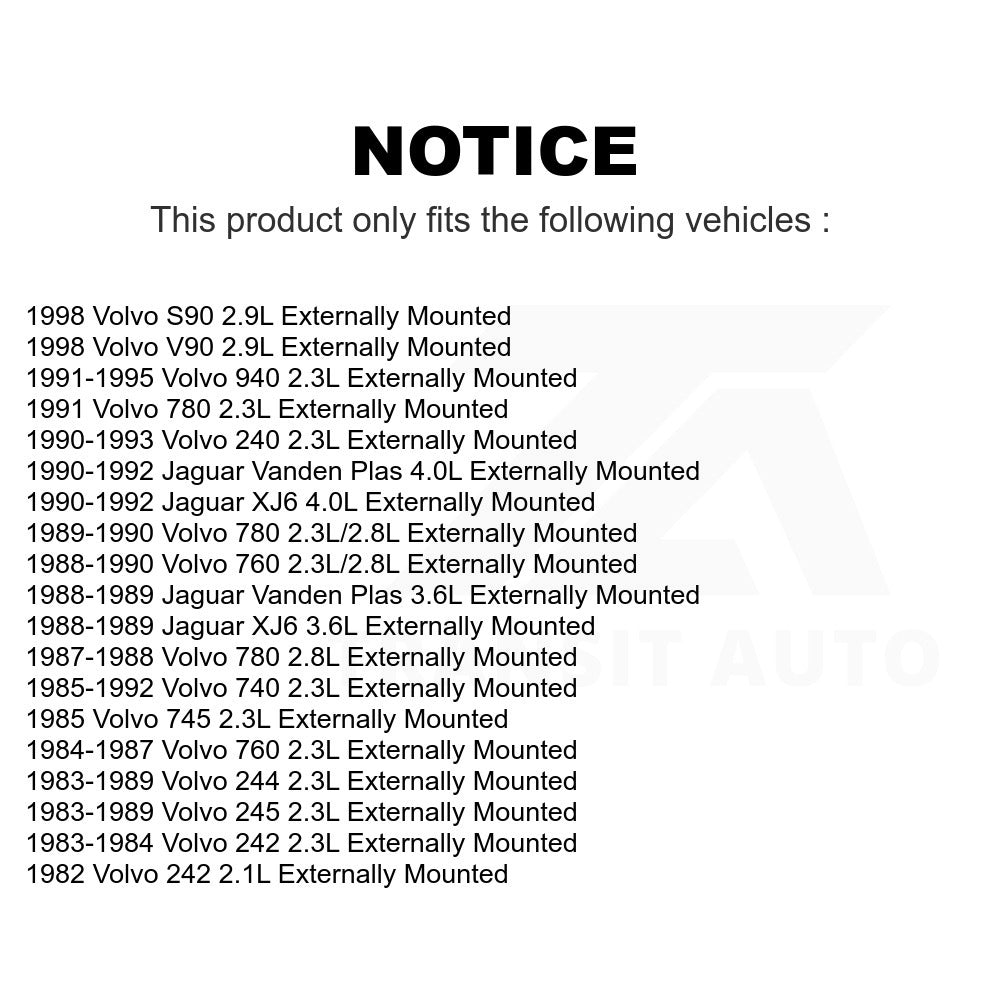 Electric Fuel Pump AGY-00210096 For Volvo 240 740 940 244 245 Jaguar XJ6 S90 760 Vanden Plas V90 242 780 745 Externally Mounted