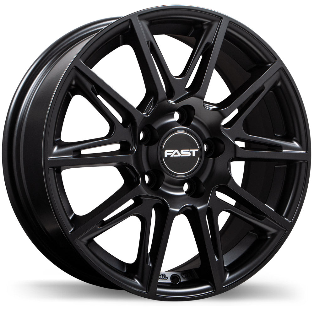 Fast Wheels Switch 16x6.5 5x114.3mm +42 64.1mm BLK / SAT