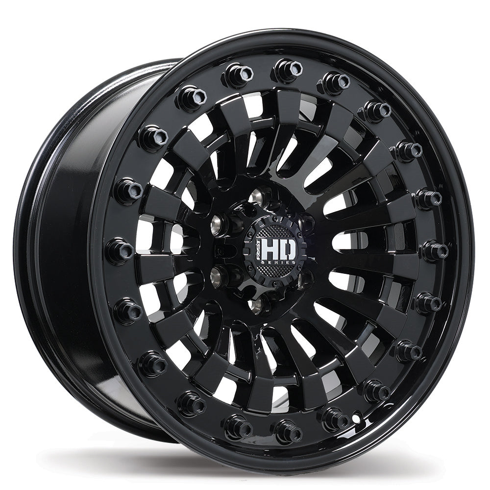 Fast HD Gloss Black Shred 20x10.0 6x139.7mm +0 106.1mm BLK