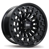 Fast HD Gloss Black Shred 20x10.0 6x139.7mm +0 106.1mm BLK