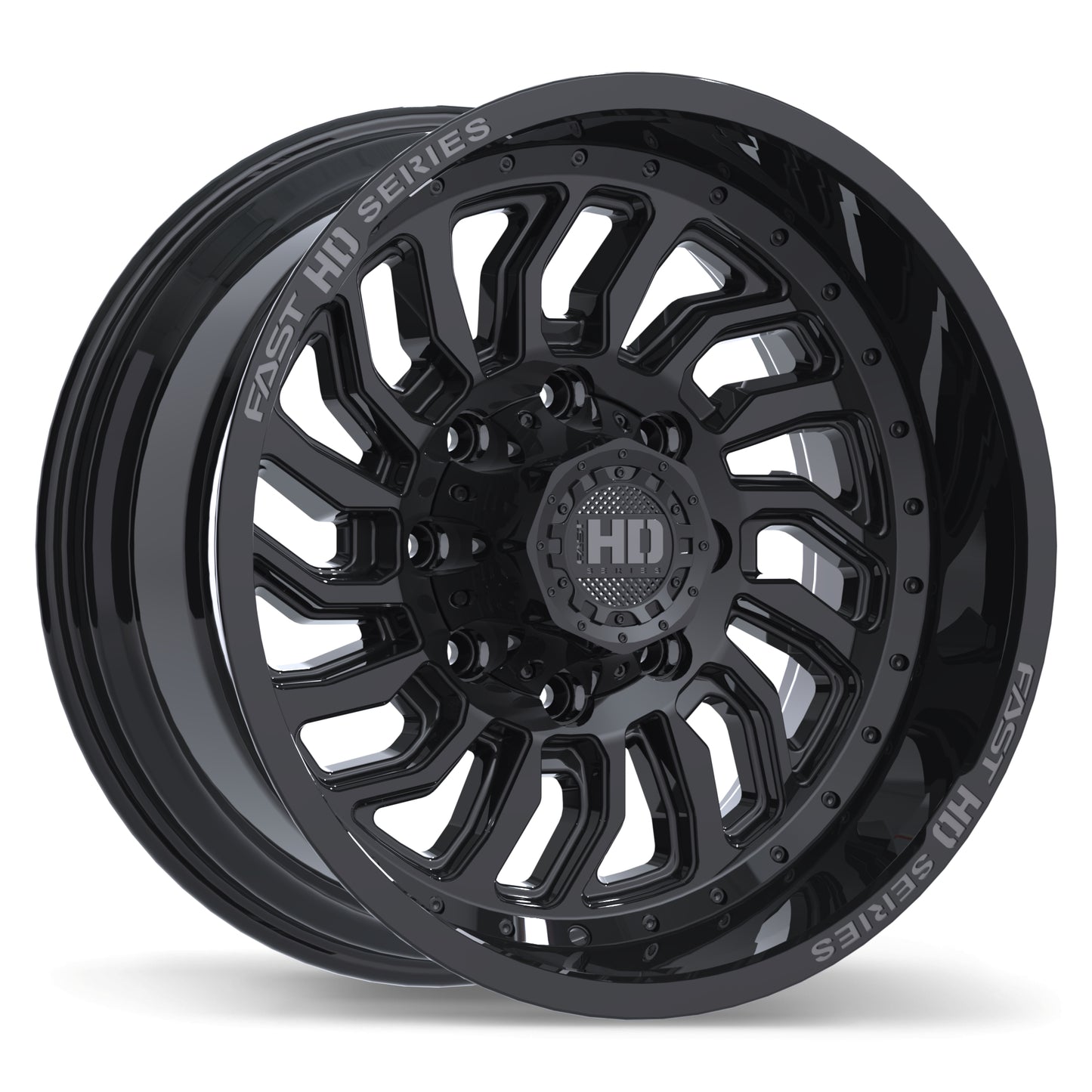 Fast HD D-STRUCT 20x10.0 8x180mm -15 125.1mm BLK / MIL