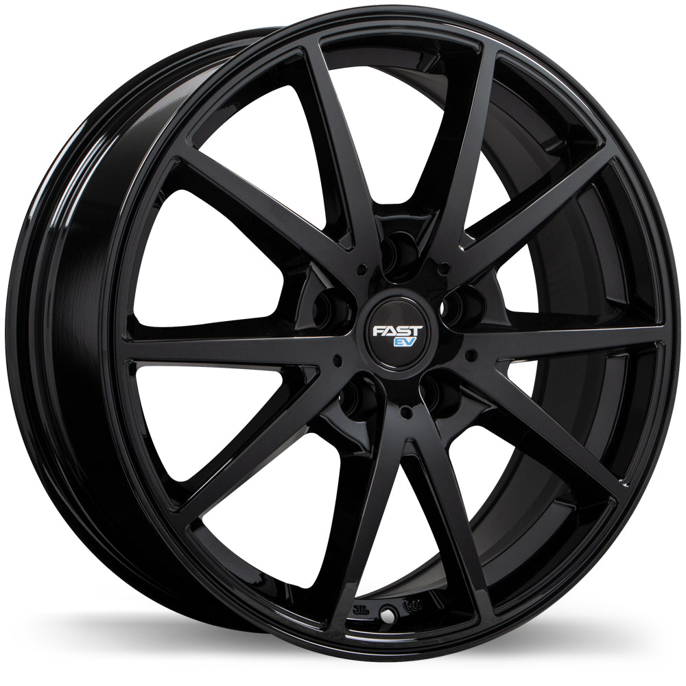 Fast Wheels EV02 17x6.5 5x114.3mm +38 66.1mm BLK
