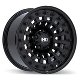 Fast HD Gloss Black Shred 17x9.0 5x127mm +0 71.5mm BLK