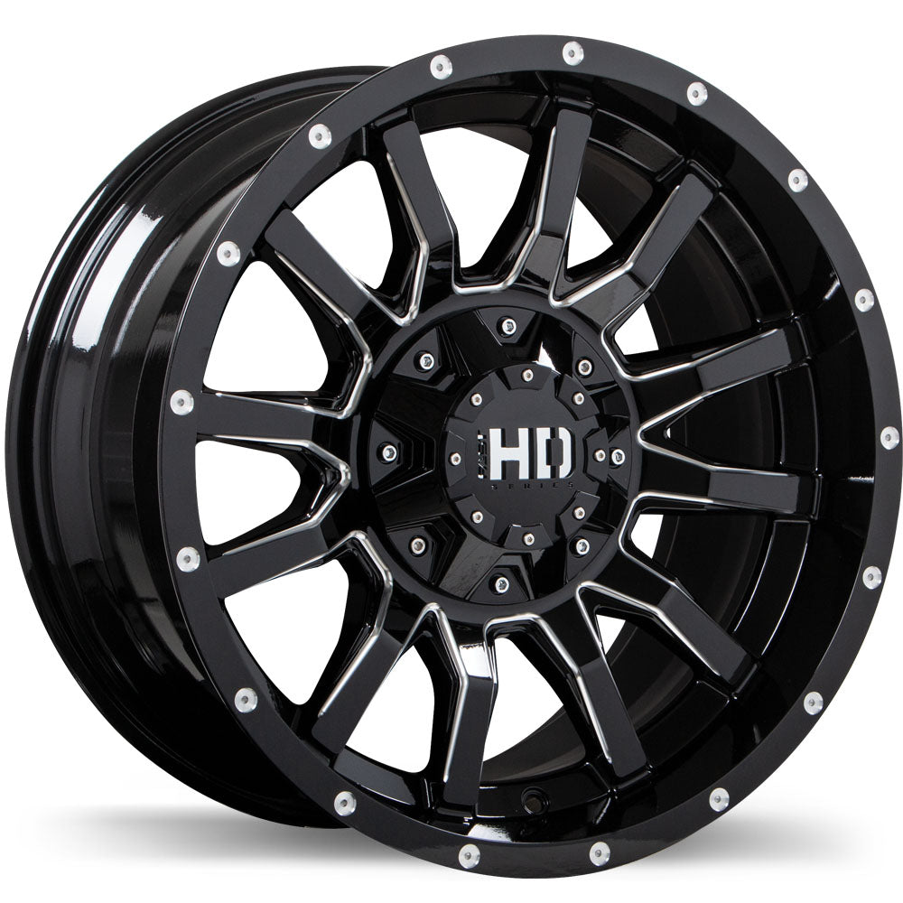 Fast HD TRAXX 20x10.0 8x170mm -15 125.0mm BLK / MIL