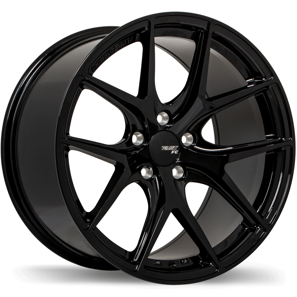 Fast Wheels FC04 19x9.5 5x114.3mm +45 72.6mm BLK / MET