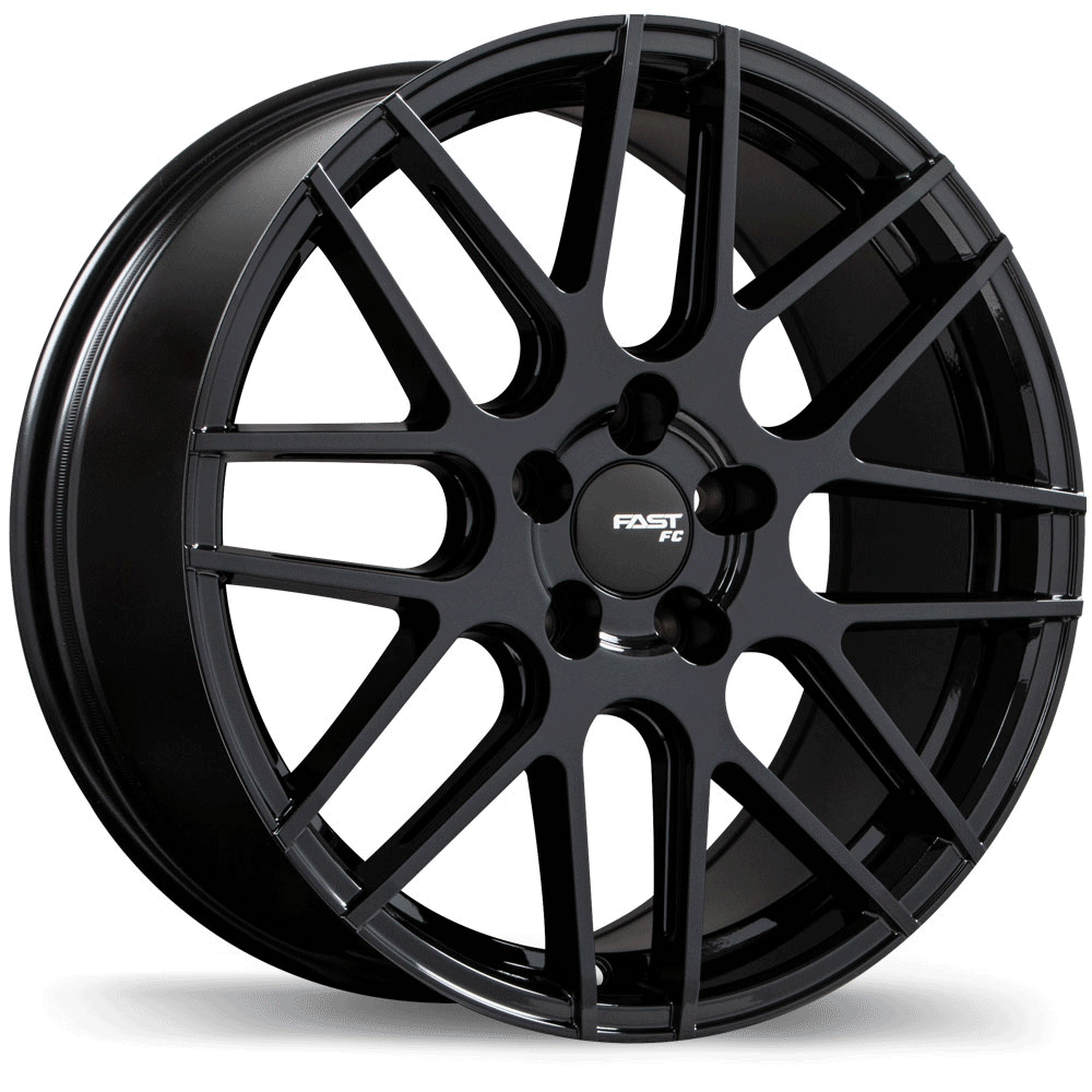 Fast Wheels FC12 18x8.0 5x112mm +35 72.6mm BLK / MET