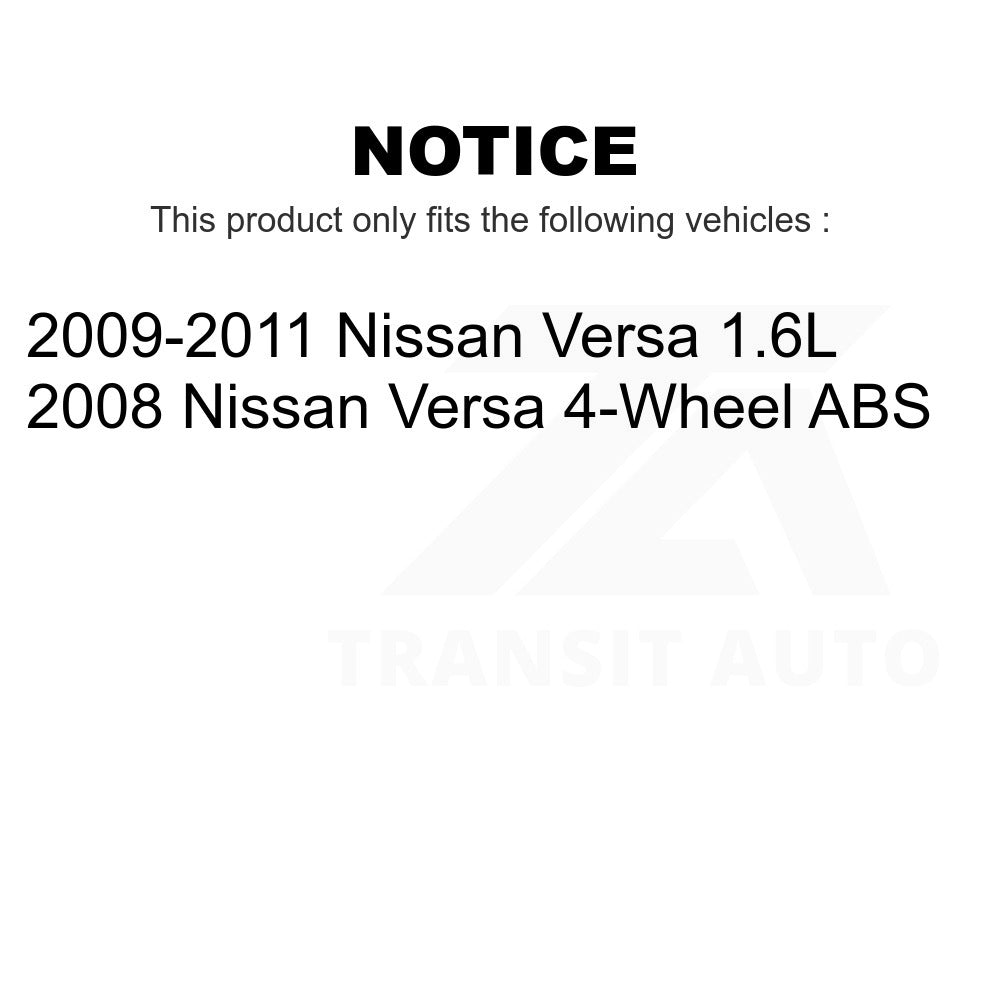 Front Ceramic Disc Brake Pads CMX-D1345 For Nissan Versa