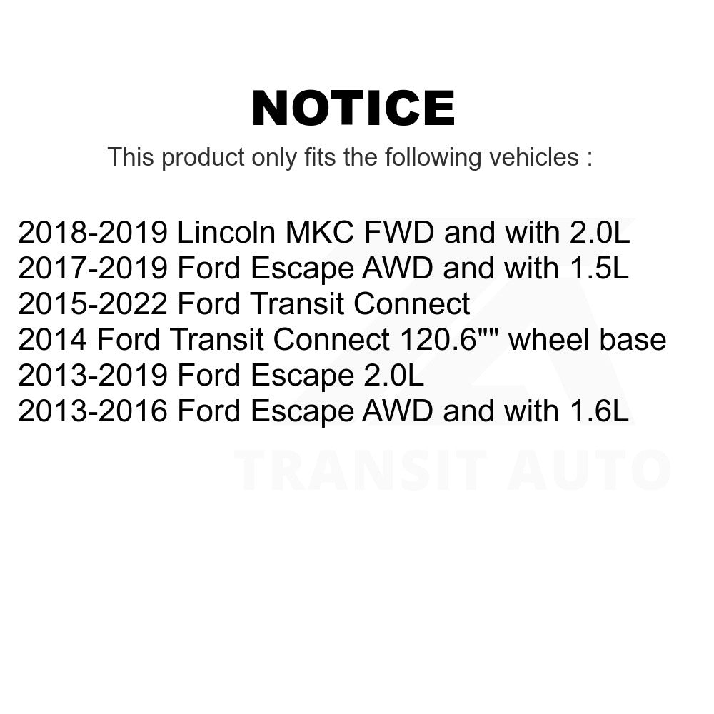 Front Ceramic Disc Brake Pads CMX-D1645 For Ford Escape Transit Connect Lincoln MKC