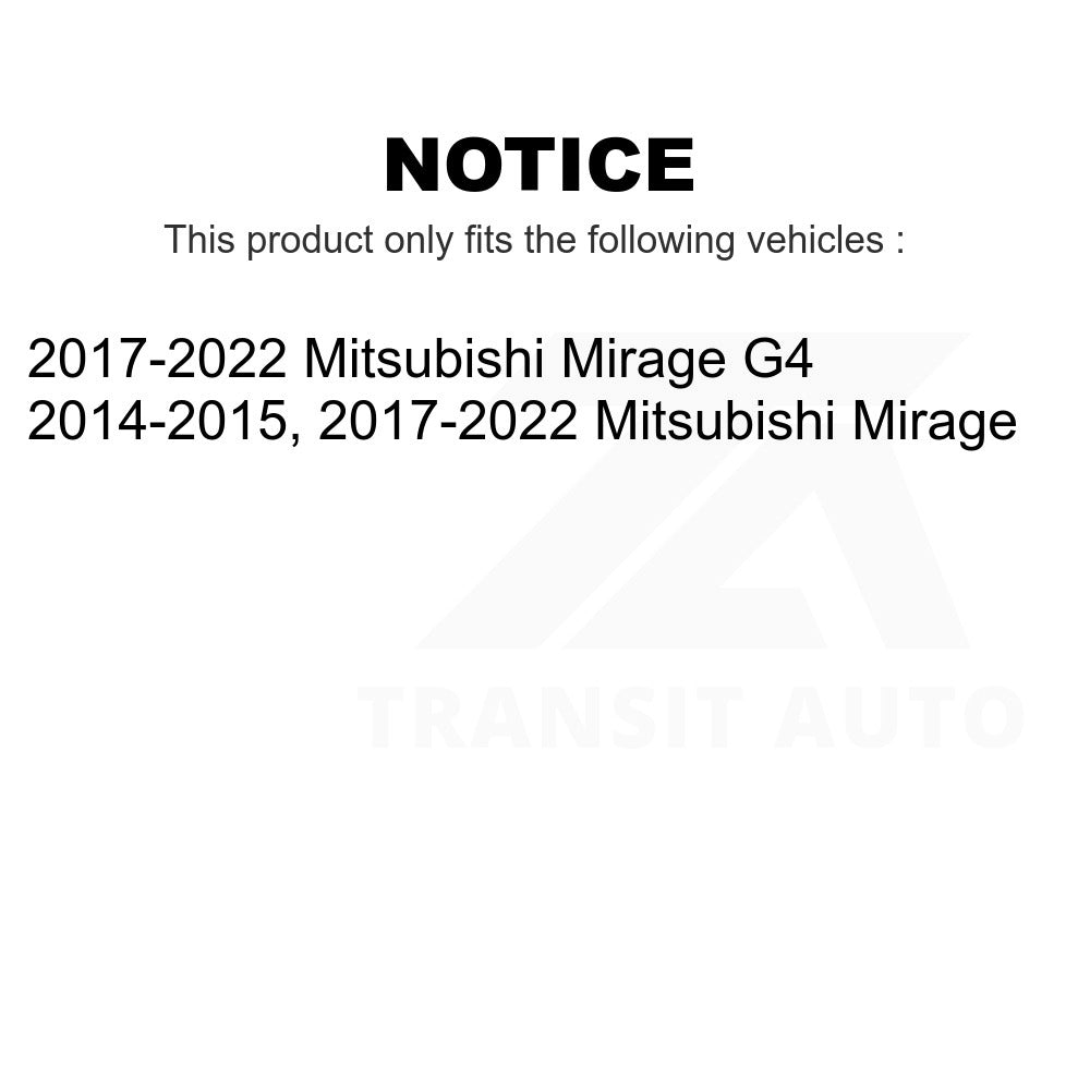 Front Ceramic Disc Brake Pads CMX-D1731 For Mitsubishi Mirage G4