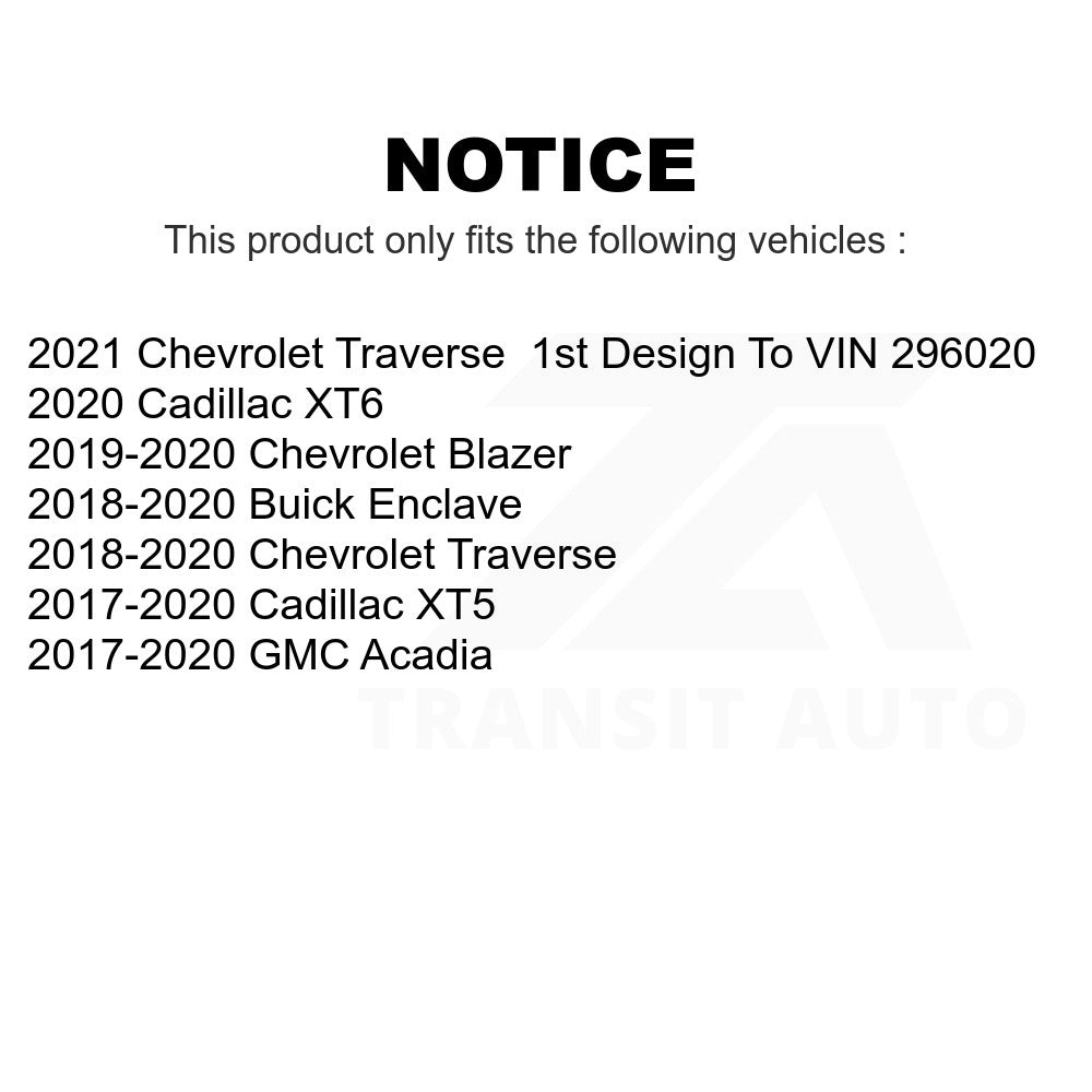 Front Ceramic Disc Brake Pads CMX-D1896 For Chevrolet Traverse GMC Acadia Cadillac XT5 Buick Enclave Blazer XT6