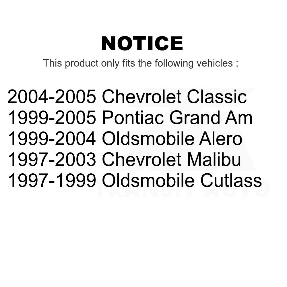 Front Ceramic Disc Brake Pads CMX-D727 For Chevrolet Pontiac Grand Am Malibu Oldsmobile Alero Classic Cutlass